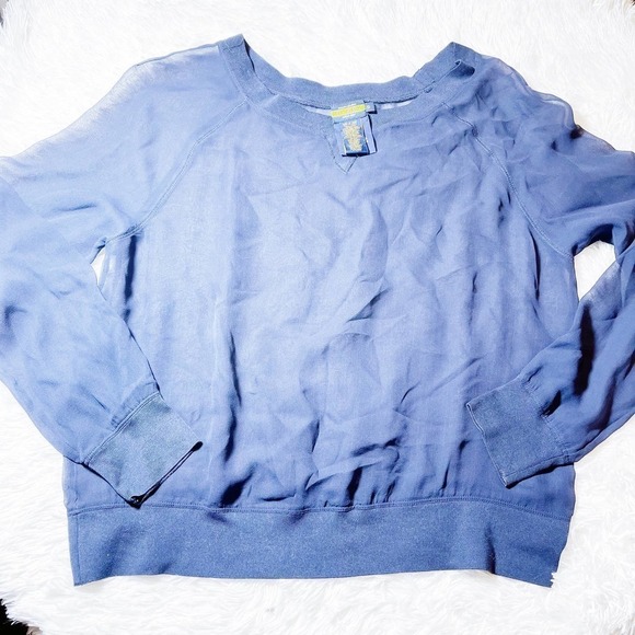 Ralph Lauren Rugby See Through Long Sleeve Crewneck SZ S - Picture 7 of 7